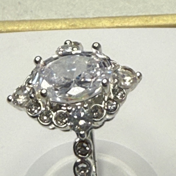 Charter Club Silver Cubic Zirconia Ring - Picture 6 of 6